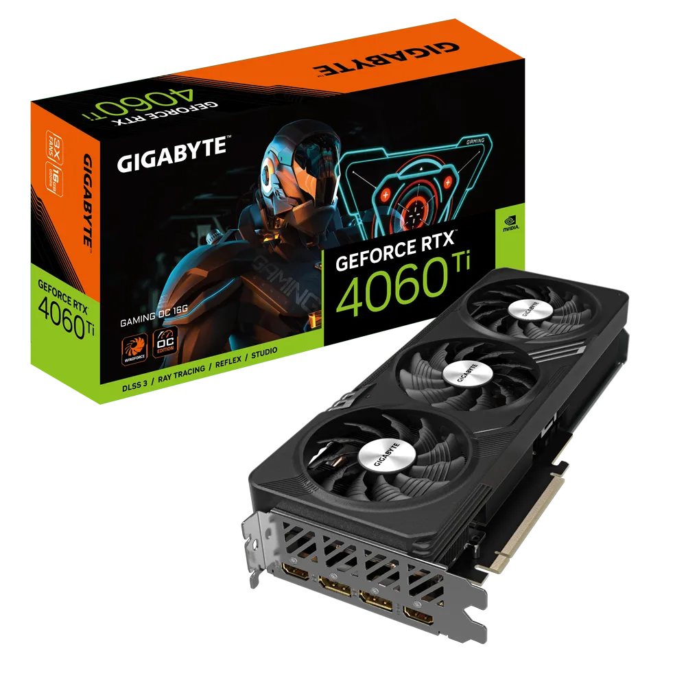 GIGABYTE GeForce RTX 4060 Ti GAMING OC 16GB GDDR6 - Graphics Card GIGABYTE GeForce RTX 4060 Ti GAMING OC 16GB GDDR6 - Graphics Card